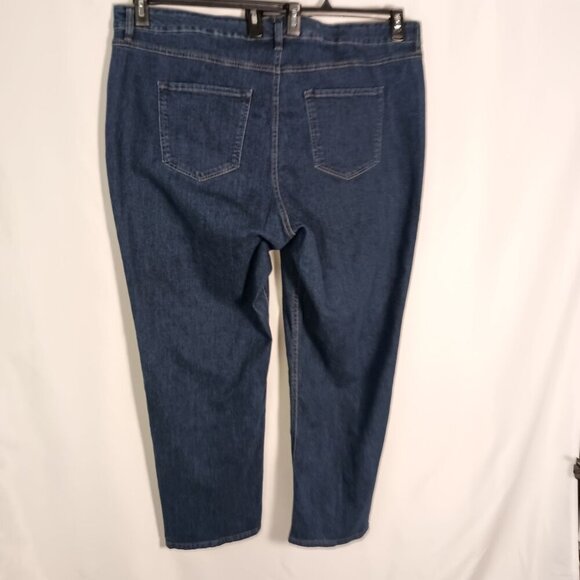 Terra & Sky Plus Jeans 24W Tummy Control Mid Rise Straight Leg Stretch NWT - Picture 3 of 9